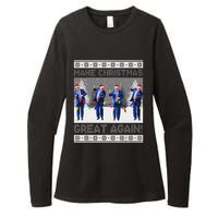 Make Christmas Great Again Trump Dance Xmas Womens CVC Long Sleeve Shirt