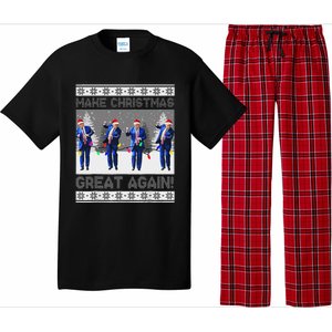 Make Christmas Great Again Trump Dance Xmas Pajama Set