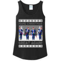 Make Christmas Great Again Trump Dance Xmas Ladies Essential Tank