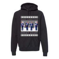 Make Christmas Great Again Trump Dance Xmas Premium Hoodie