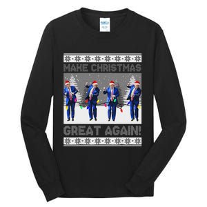 Make Christmas Great Again Trump Dance Xmas Tall Long Sleeve T-Shirt