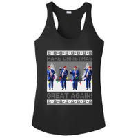 Make Christmas Great Again Trump Dance Xmas Ladies PosiCharge Competitor Racerback Tank