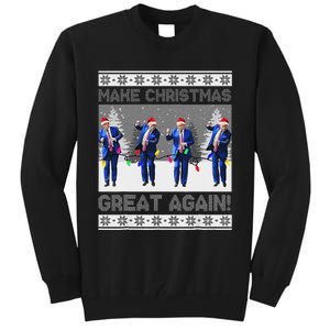 Make Christmas Great Again Trump Dance Xmas Tall Sweatshirt