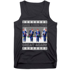 Make Christmas Great Again Trump Dance Xmas Tank Top