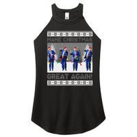 Make Christmas Great Again Trump Dance Xmas Women's Perfect Tri Rocker Tank