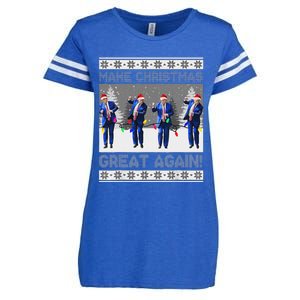 Make Christmas Great Again Trump Dance Xmas Enza Ladies Jersey Football T-Shirt