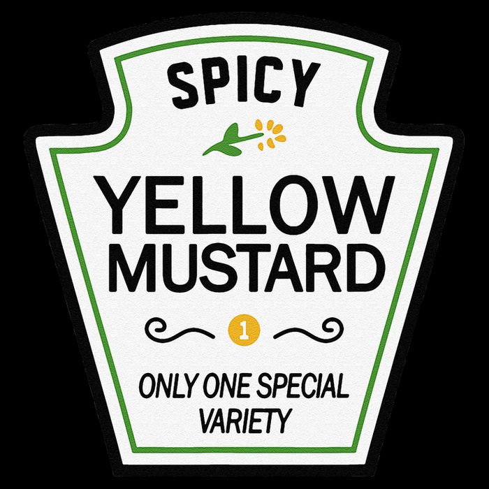 Mustard Condiments Group Halloween Costumes Flatbill Hat