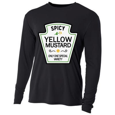 Mustard Condiments Group Halloween Costumes Cooling Performance Long Sleeve Crew