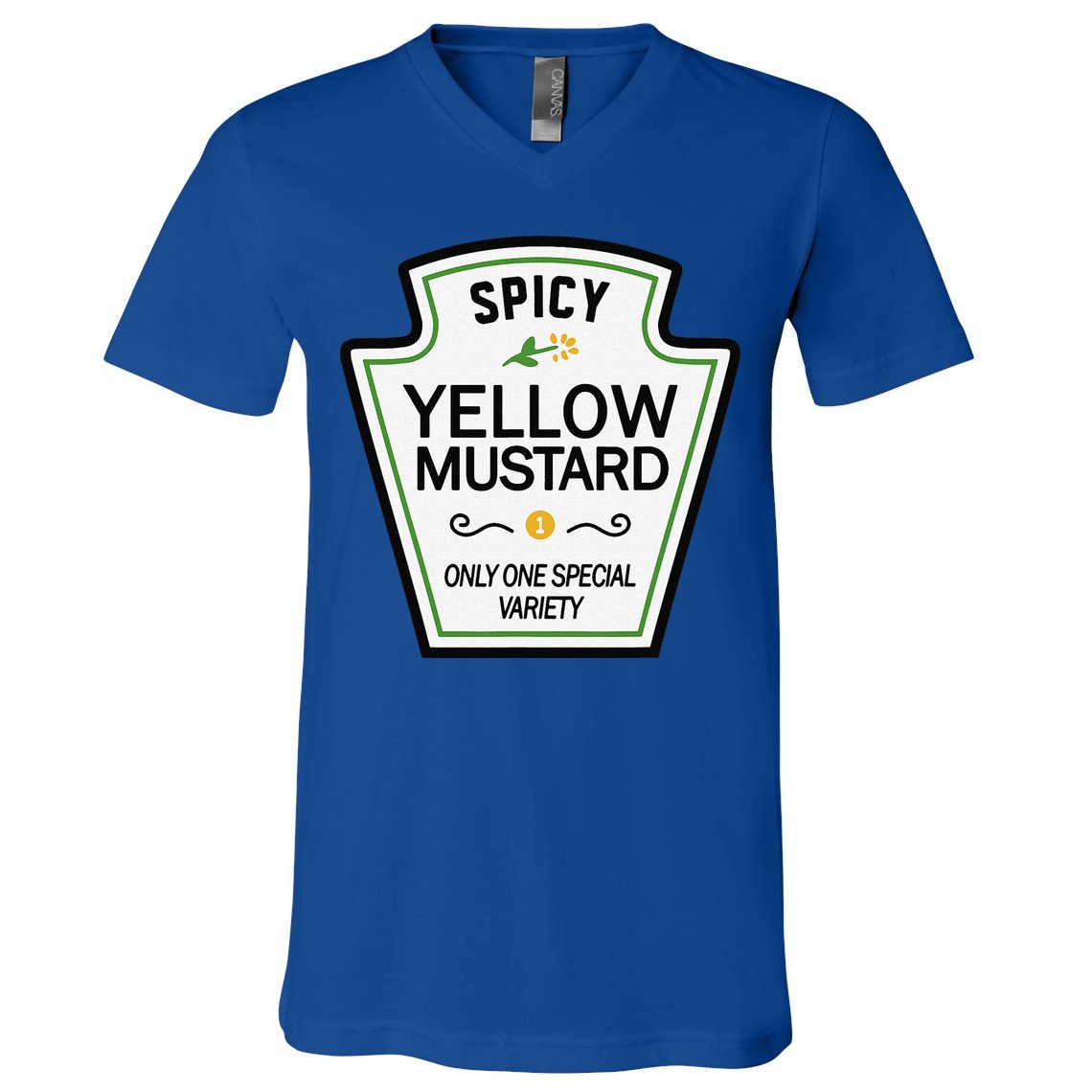 Mustard Condiments Group Halloween Costumes V-Neck T-Shirt