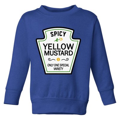 Mustard Condiments Group Halloween Costumes Toddler Sweatshirt