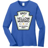 Mustard Condiments Group Halloween Costumes Ladies Long Sleeve Shirt