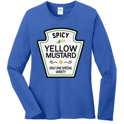 Mustard Condiments Group Halloween Costumes Ladies Long Sleeve Shirt