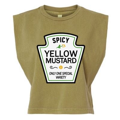 Mustard Condiments Group Halloween Costumes Garment-Dyed Women's Muscle Tee