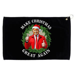 Make Christmas Great Again Donald Trump Maga Grommeted Golf Towel