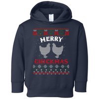 Merry Chickmas Gift For Christmas Lovers Toddler Hoodie