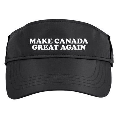Make Canada Great Again Canada 51st State Funny Adult Drive Performance Visor