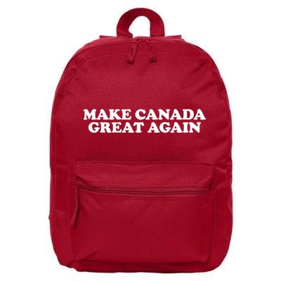 Make Canada Great Again Canada 51st State Funny 16 in Basic Backpack