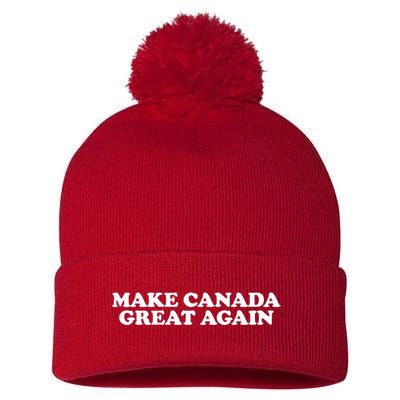 Make Canada Great Again Canada 51st State Funny Pom Pom 12in Knit Beanie