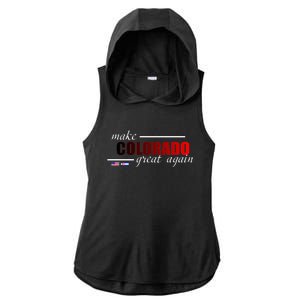 Make Colorado Great Again Ladies PosiCharge Tri-Blend Wicking Draft Hoodie Tank