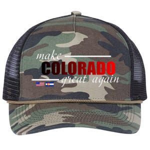 Make Colorado Great Again Retro Rope Trucker Hat Cap