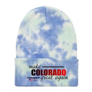 Make Colorado Great Again Tie Dye 12in Knit Beanie