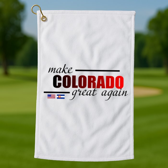 Make Colorado Great Again Golf Towel
