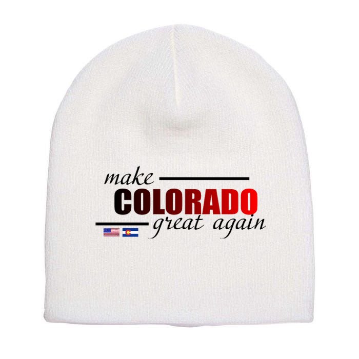 Make Colorado Great Again Short Acrylic Beanie