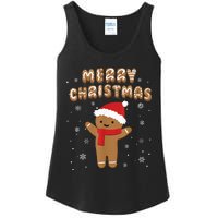 Merry Christmas Gingerbread Merry Christmas Cookie Bakers Ladies Essential Tank