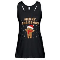 Merry Christmas Gingerbread Merry Christmas Cookie Bakers Ladies Essential Flowy Tank