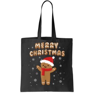 Merry Christmas Gingerbread Merry Christmas Cookie Bakers Tote Bag