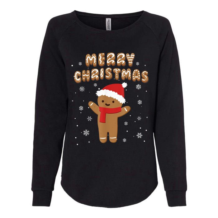 Merry Christmas Gingerbread Merry Christmas Cookie Bakers Womens California Wash Sweatshirt