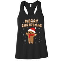 Merry Christmas Gingerbread Merry Christmas Cookie Bakers Women's Racerback Tank