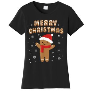 Merry Christmas Gingerbread Merry Christmas Cookie Bakers Women's T-Shirt