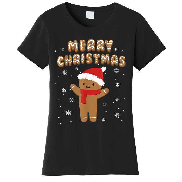 Merry Christmas Gingerbread Merry Christmas Cookie Bakers Women's T-Shirt