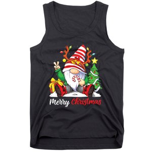 Merry Christmas Gnome Family Christmas Shirts For Women Tank Top