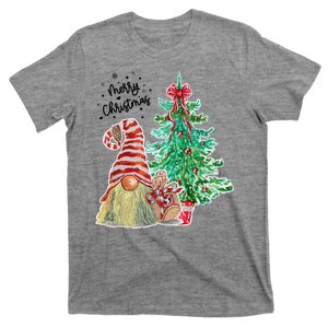 Merry Christmas Gnome Tree Festive Holiday T-Shirt