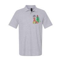 Merry Christmas Gnome Tree Festive Holiday Softstyle Adult Sport Polo