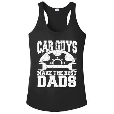 Mechanic Car Guys Make The Best Dads Fathers Day Ladies PosiCharge Competitor Racerback Tank