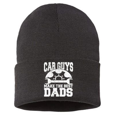 Mechanic Car Guys Make The Best Dads Fathers Day Sustainable Knit Beanie