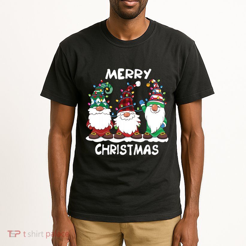Merry Christmas Gnomes Xmas Family Women Tall T-Shirt