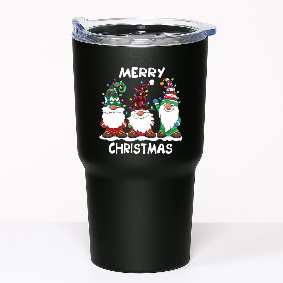 Merry Christmas Gnomes Xmas Family Women Tumbler