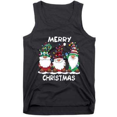 Merry Christmas Gnomes Xmas Family Women Tank Top