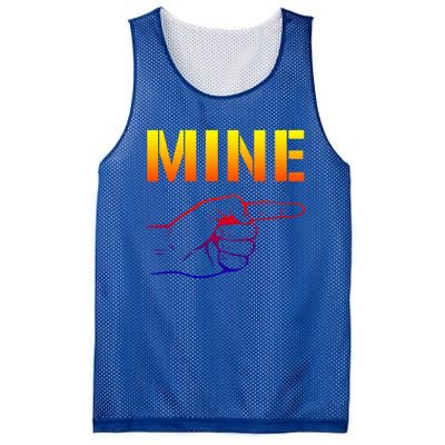 Mine Cool Gift Valentine's Day Meaningful Gift Mesh Reversible Basketball Jersey Tank