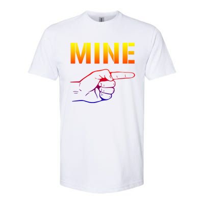 Mine Cool Gift Valentine's Day Meaningful Gift Softstyle CVC T-Shirt