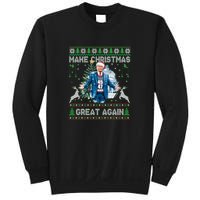 Make Christmas Great Again Ugly Sweaters Funny Trump 47 Xmas Sweatshirt Sweatshirt