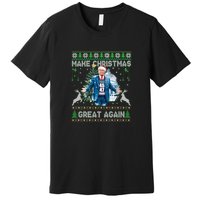 Make Christmas Great Again Ugly Sweaters Funny Trump 47 Xmas Sweatshirt Premium T-Shirt