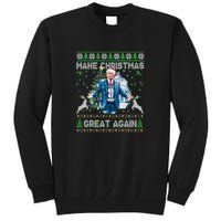 Make Christmas Great Again Ugly Sweaters Funny Trump 47 Xmas Sweatshirt Tall Sweatshirt