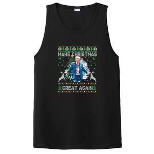 Make Christmas Great Again Ugly Sweaters Funny Trump 47 Xmas Sweatshirt PosiCharge Competitor Tank