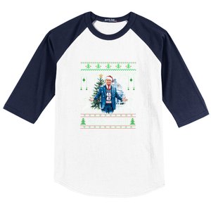 Make Christmas Great Again Ugly Sweaters Funny Trump 47 Xmas Sweatshirt Baseball Sleeve Shirt