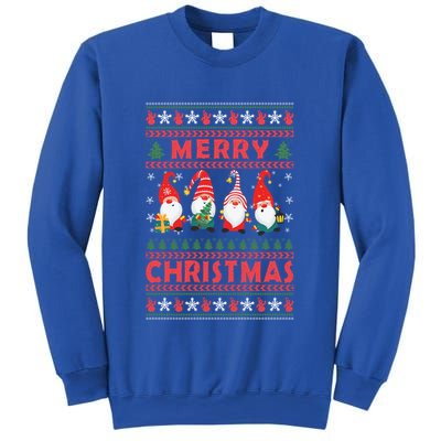 Merry Christmas Gnomies Family Matching Pajamas Ugly Gnome Meaningful Gift Sweatshirt